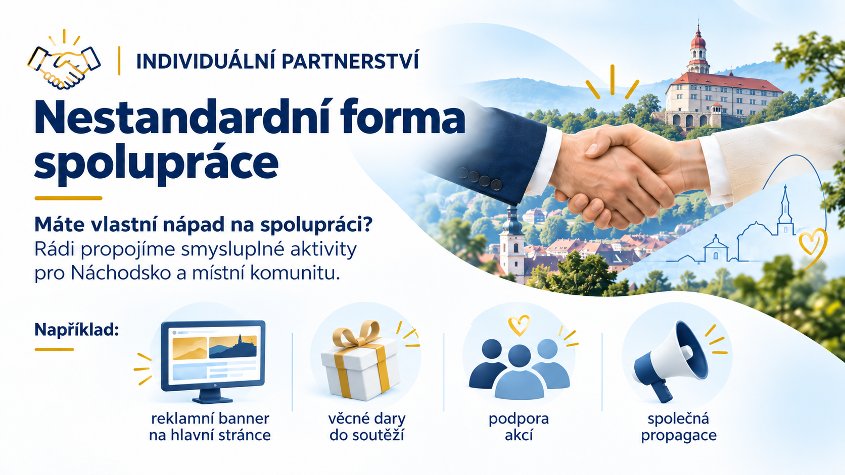 Individuální partnerství eNáchod.cz – nestandardní forma spolupráce pro firmy na Náchodsku