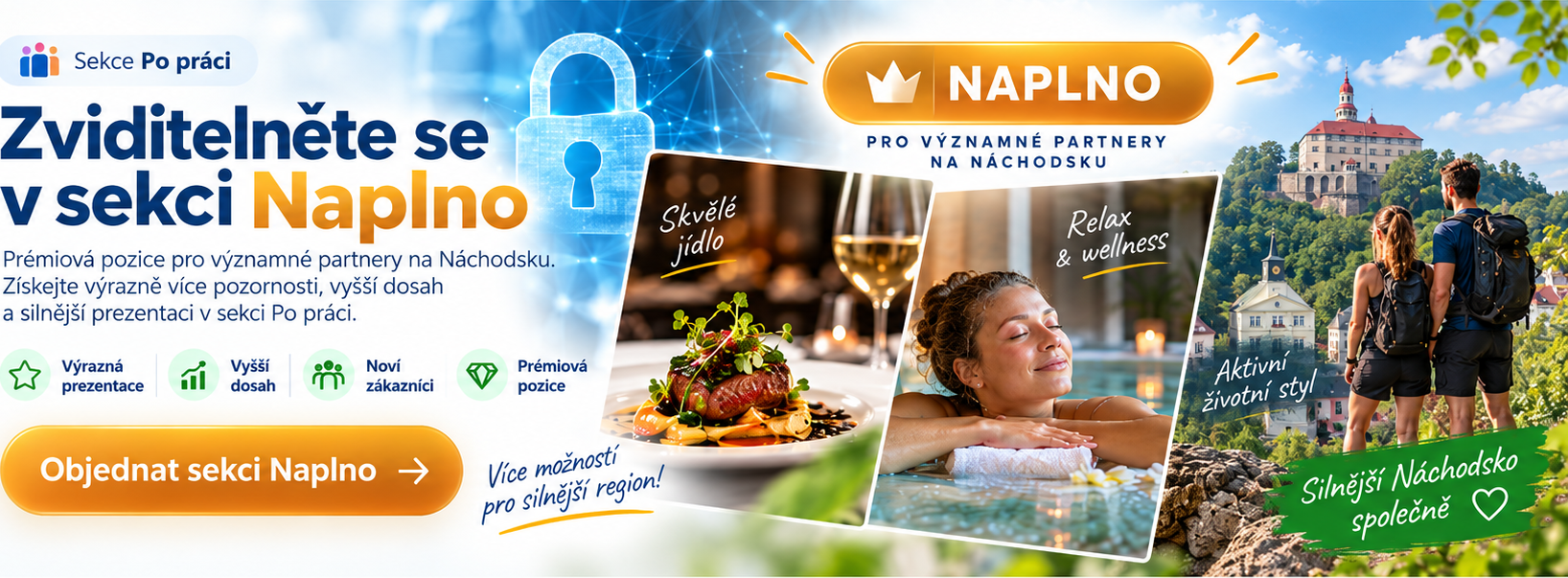 Sekce Naplno – prémiová pozice pro významné partnery na Náchodsku