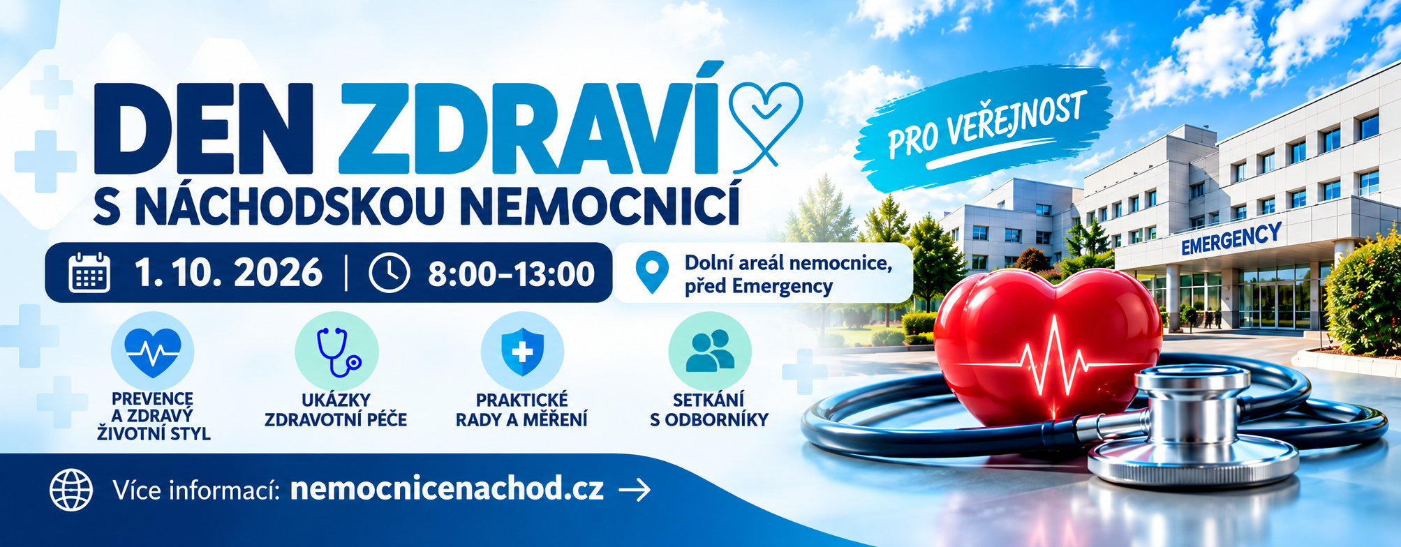 Den zdraví s náchodskou nemocnicí 💙