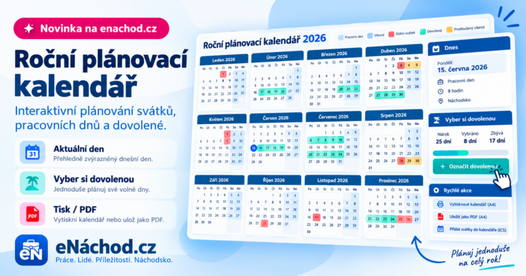 Roční plánovací kalendář